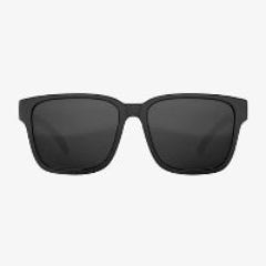 Black sunglasses on a white background